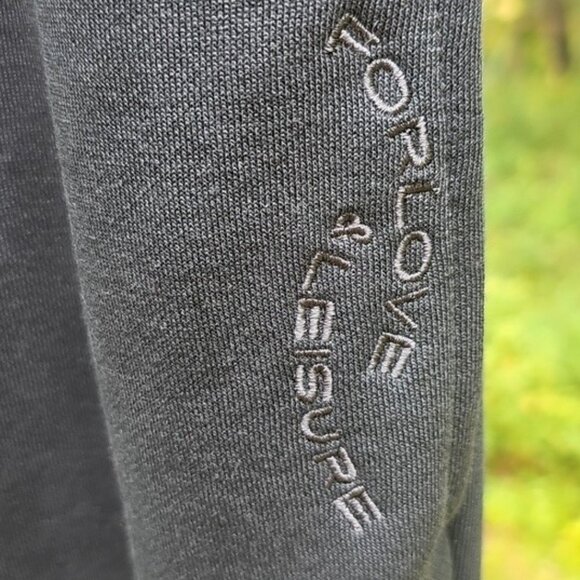 For Love & Lemons Women's Size XL Dark Gray Leisure Sweatpants with Pockets New - Picture 4 of 15